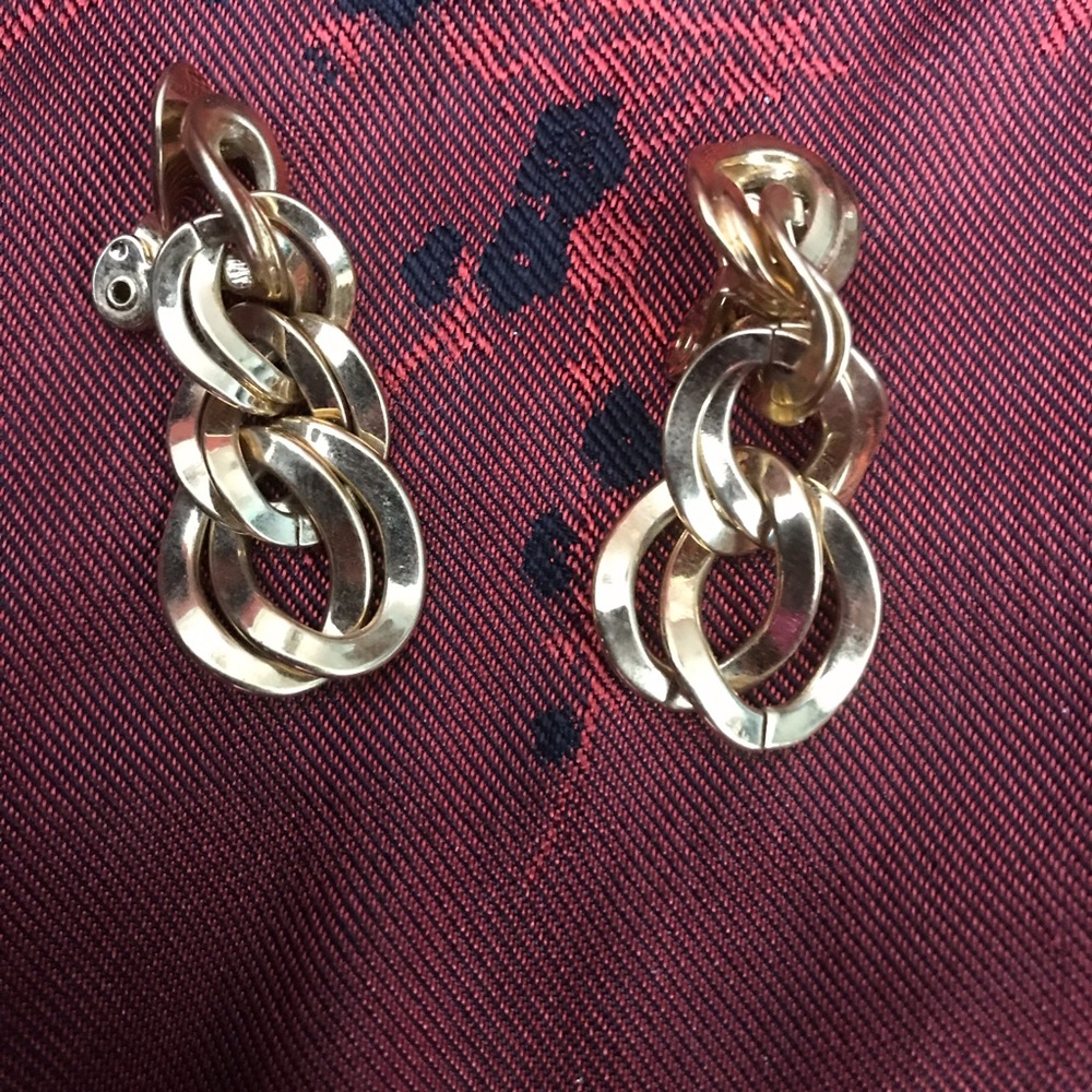 Vintage 1980s Clip On Earrings